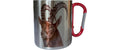 CN Tasse Steinbock 330 ml Edelstahl, Silber, 8x9 cm (DxH)