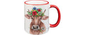 CN Tasse Blumenkuh 330ml rot, 8.3x9.7 cm (DxH)