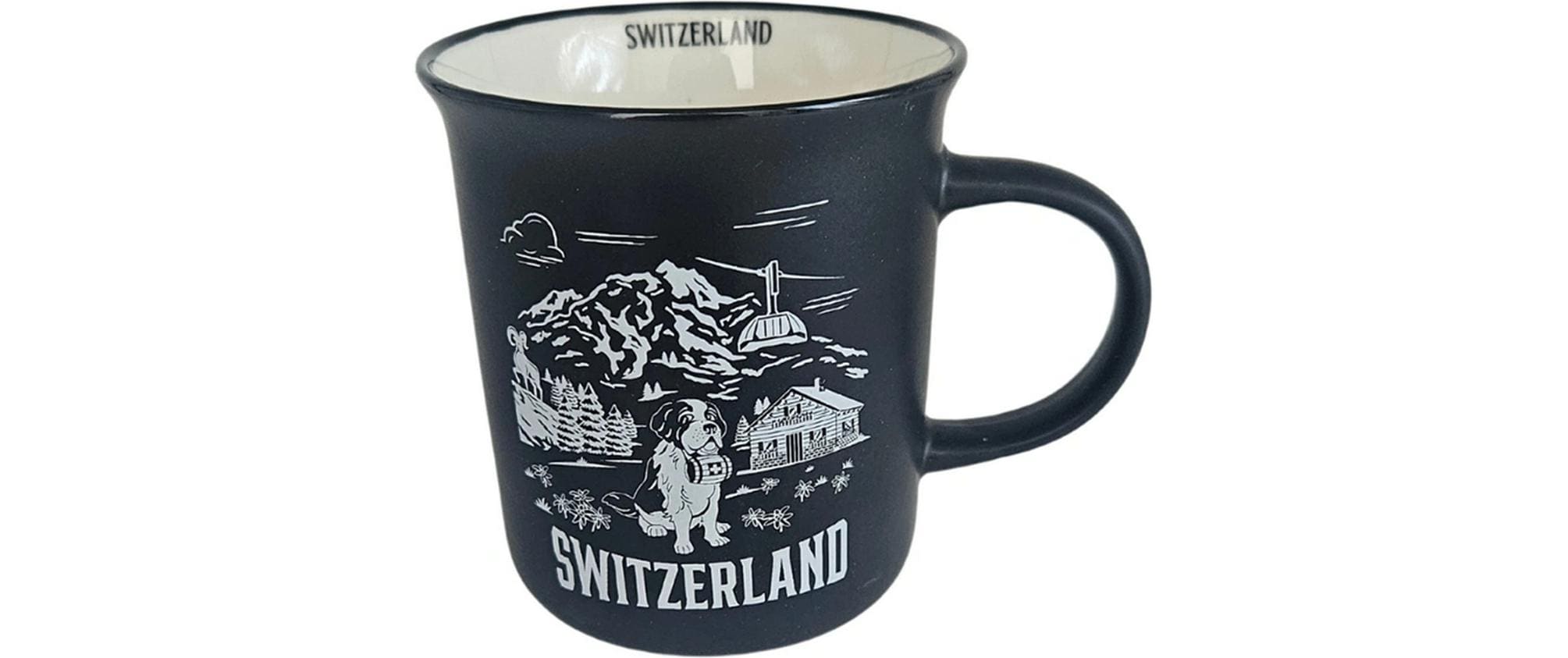 CN Tasse Switzerland schwarz matt