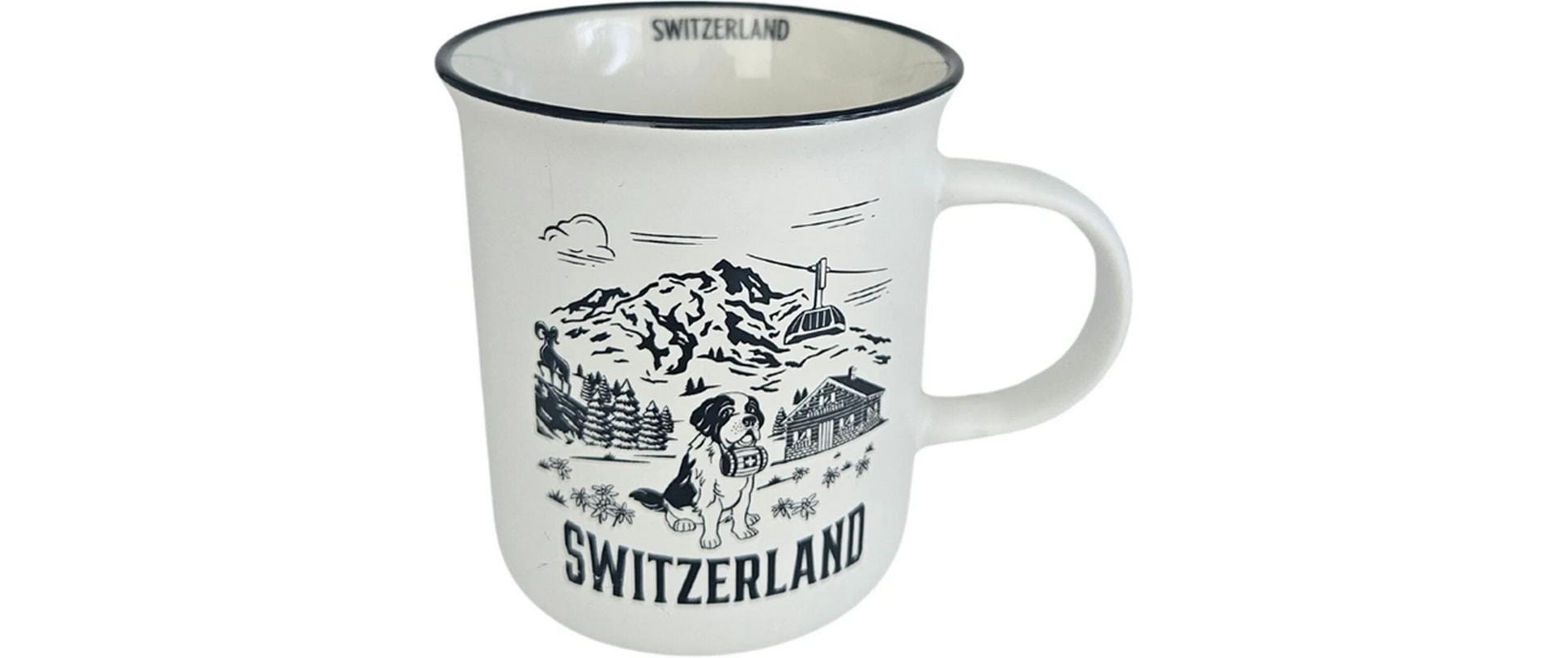 CN Tasse Switzerland weiss matt