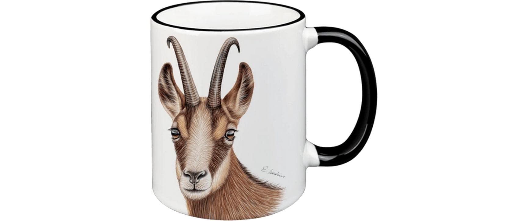 CN Tasse Gams 330 ml schwarz, 8.3x9.7 cm (DxH)