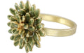 Chic Antique Serviettenring mit Blumen 8 Stück, 6x4 cm,grün antique