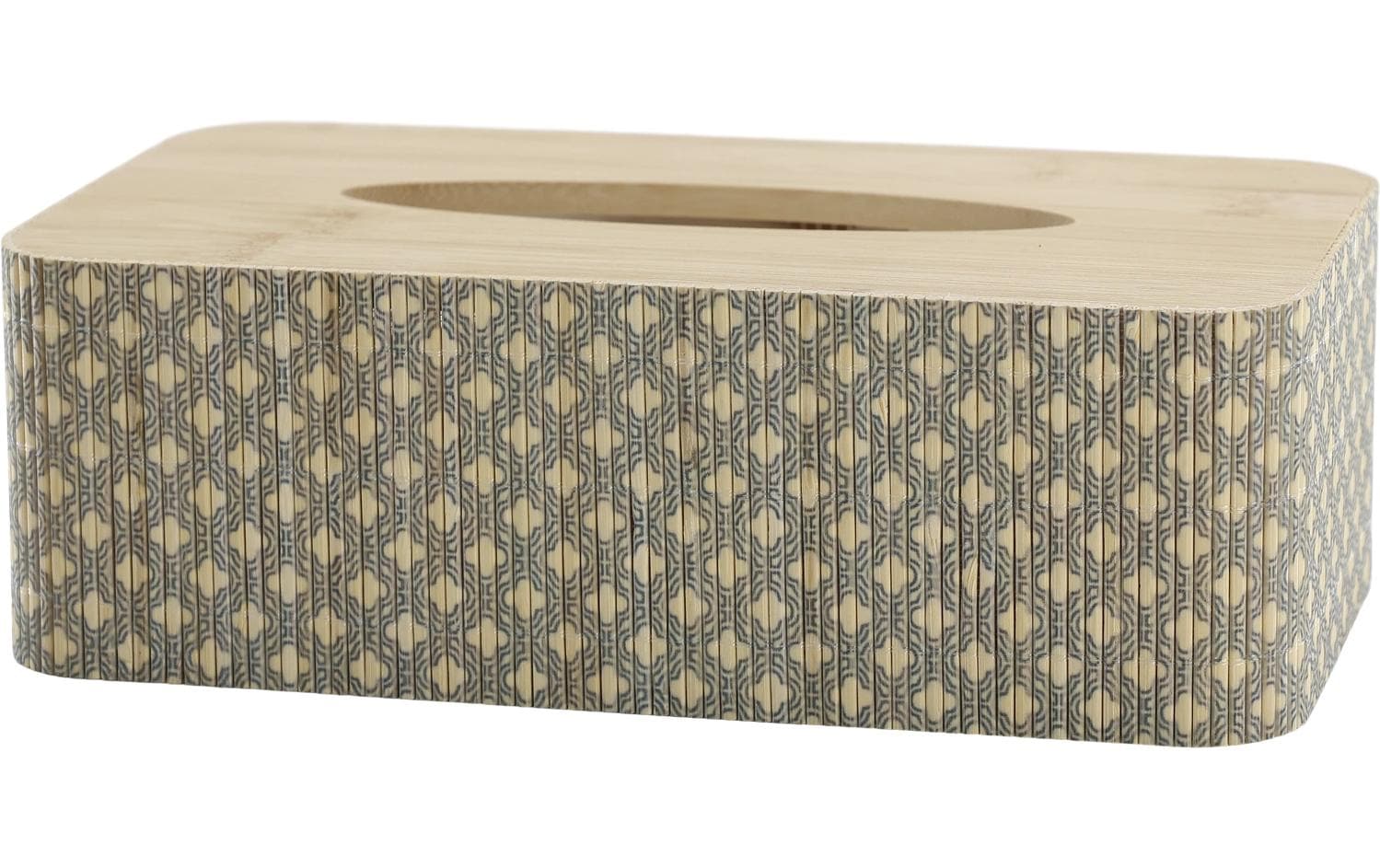 Chic Antique Kosmetikbox Amilly 8x25x13 cm, Bambus, grün