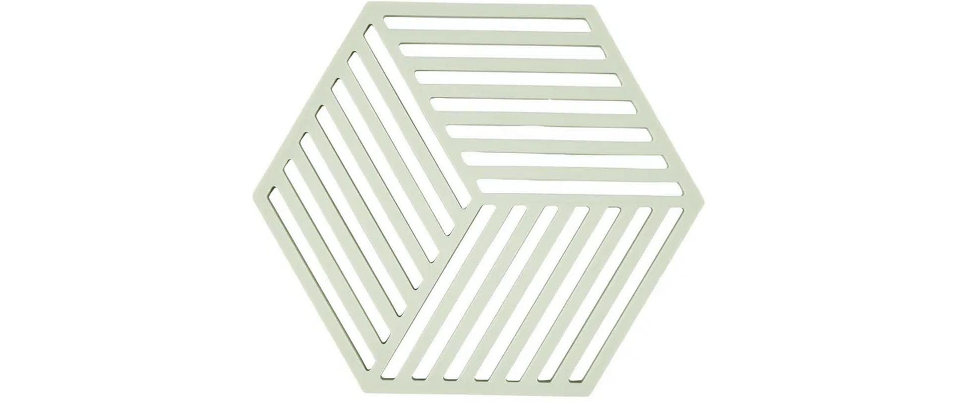 Zone Topfuntersetzer Hexagon, Mint 16x14x0.9 cm (LxBxH), Silikon