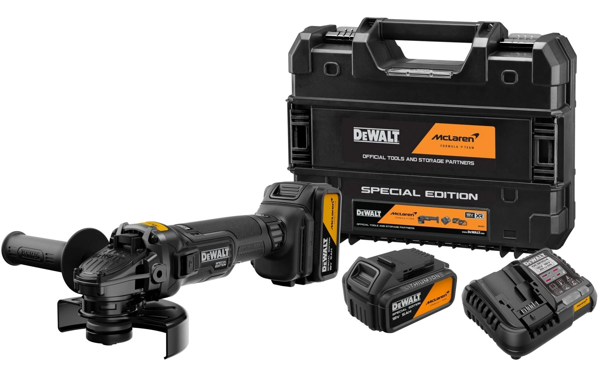 18 Volt Akku- Winkelschleifer McLaren