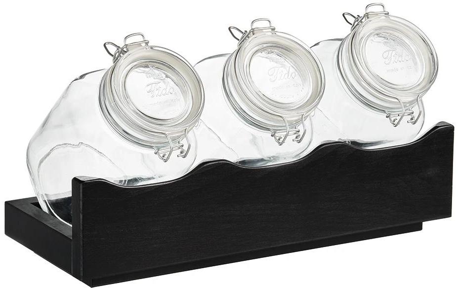 APS Cerealienspender Good Morning 4-teiliges Set, Buche