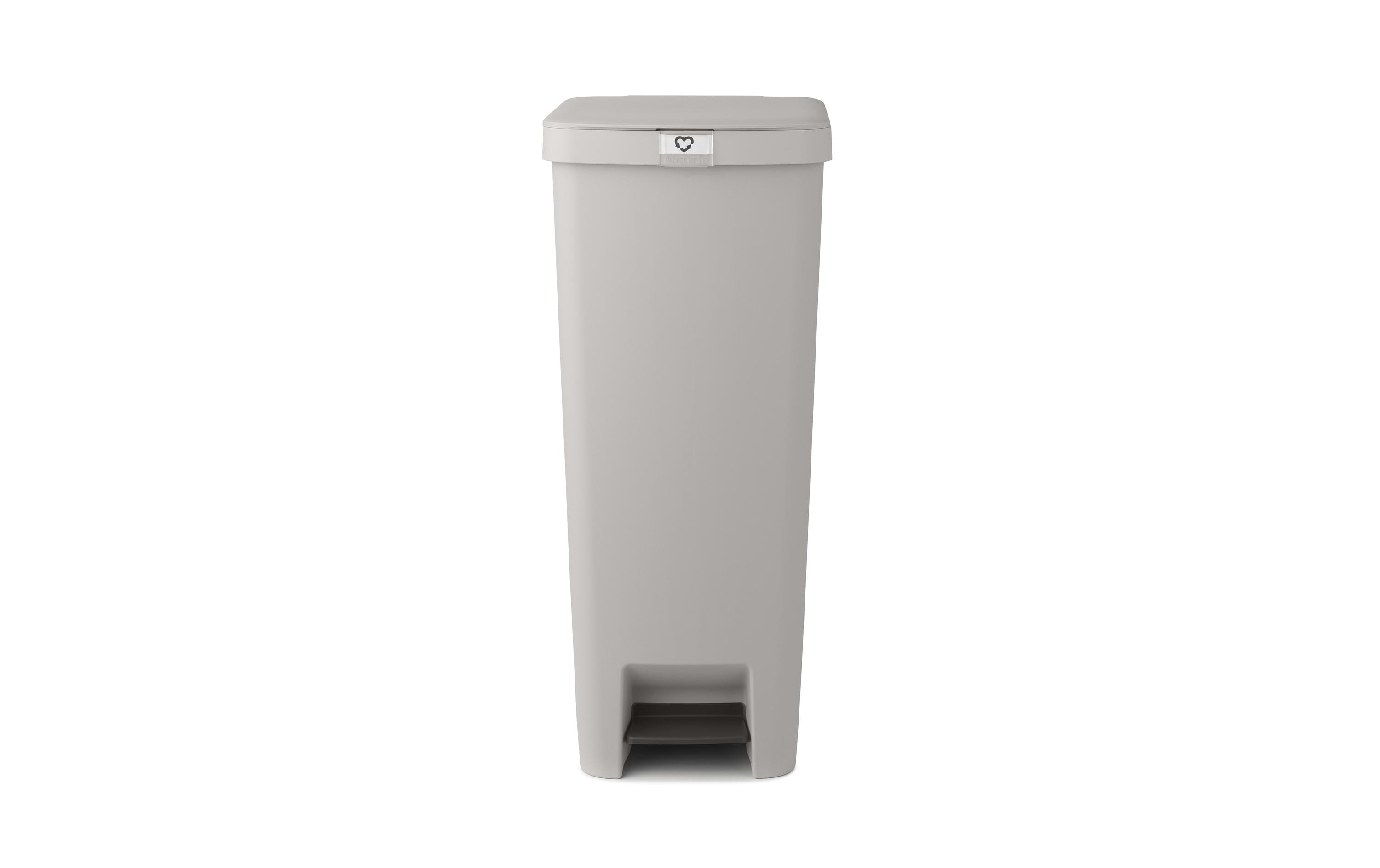 Brabantia StepUp Treteimer 40 Liter Inhalt 40 Liter, Mid Grey
