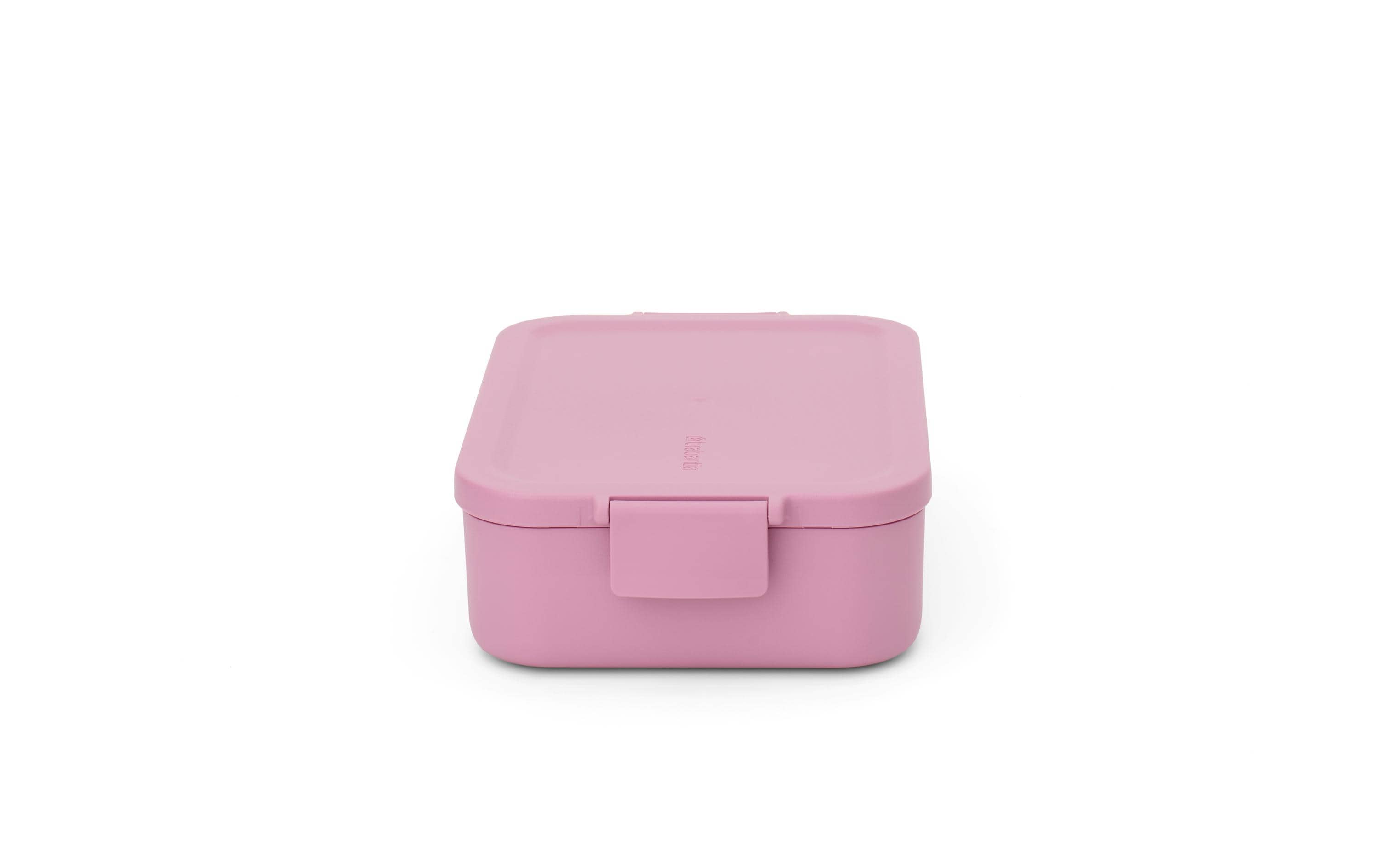 Brabantia Lunchbox Make & Take Medium B: 20, L:  13.5, H: 5.5cm, Lilac Pink