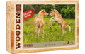 Mini-Puzzle Holz Fohlen 40 Teile