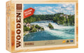 Mini-Puzzle Holz Rheinfall 100 Teile