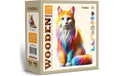 Puzzle Holz L Dreamy Rainbow Cat 250 Teile