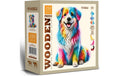 Puzzle Holz L Rainbow Buddy Dog 250 Teile