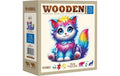 Puzzle Holz M Fantasy Kitty 75 Teile