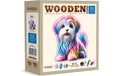Puzzle Holz M Puzzle Happy Puppy 50 Teile