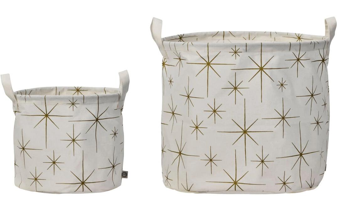 House Doctor Aufbewahrung Stars, 2er Set 30x35 & 20x22 cm (HxD)