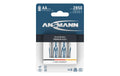 Ansmann Akku AA NiMH 2650 mAh 1.2V 4er HR6