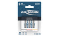 Ansmann Akku AA NiMH 2100 mAh 1.2V 4er HR6