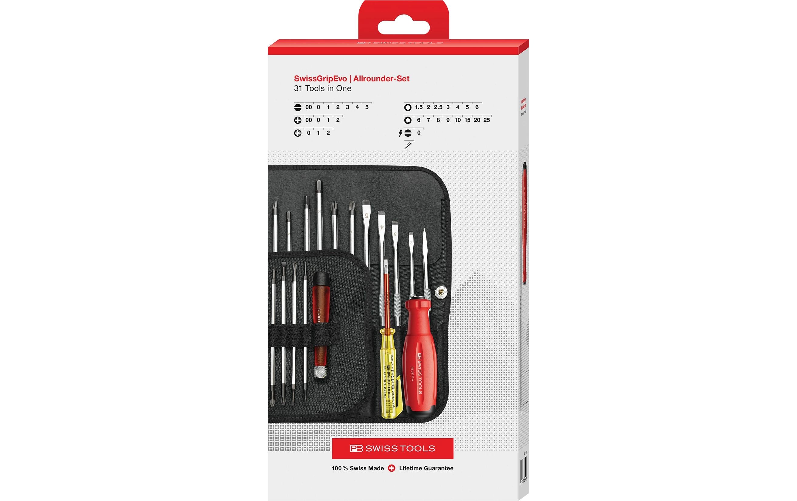 SwissGrip Evo Allrounder-Set Rolltasche PB 38515.CBB