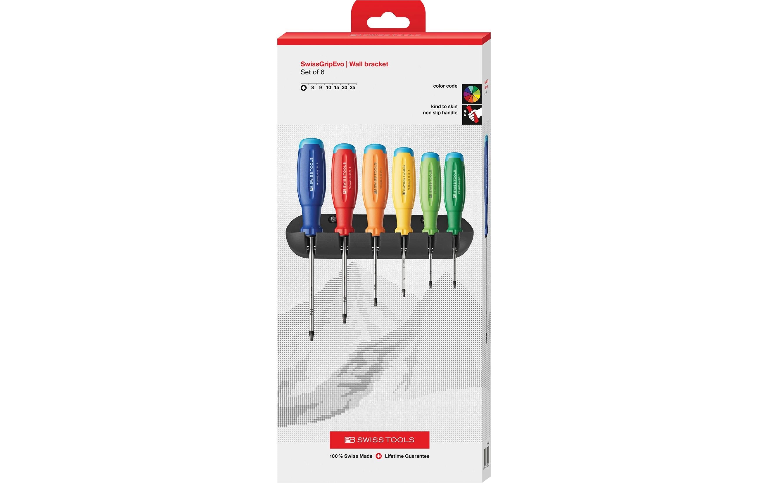 SwissGrip Evo Schraubenzieher-Set für TX PB 38440.H RB CBB