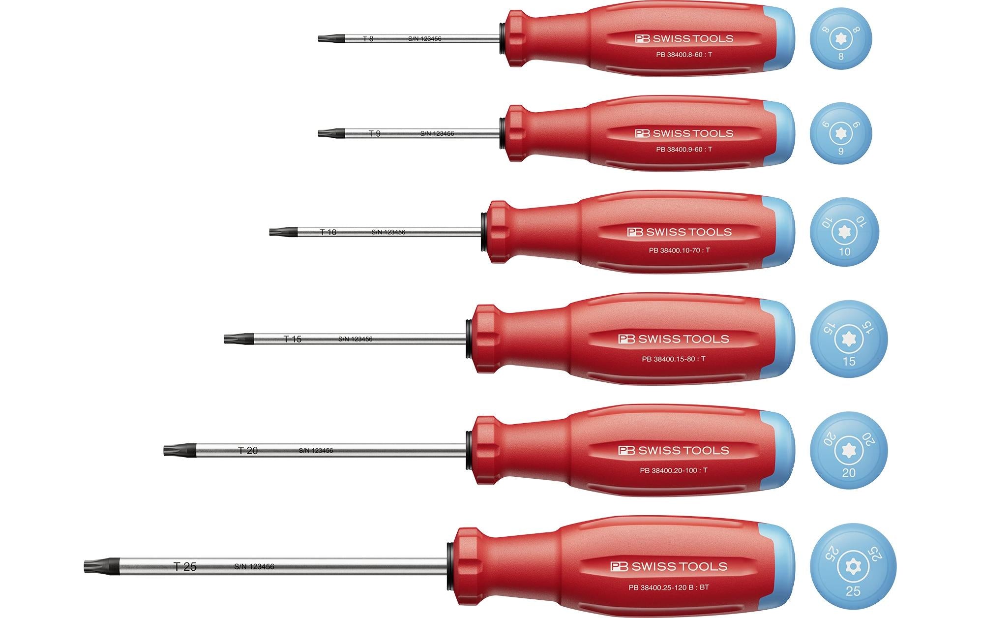 SwissGrip Evo Schraubenzieher-Set für TX PB 38440