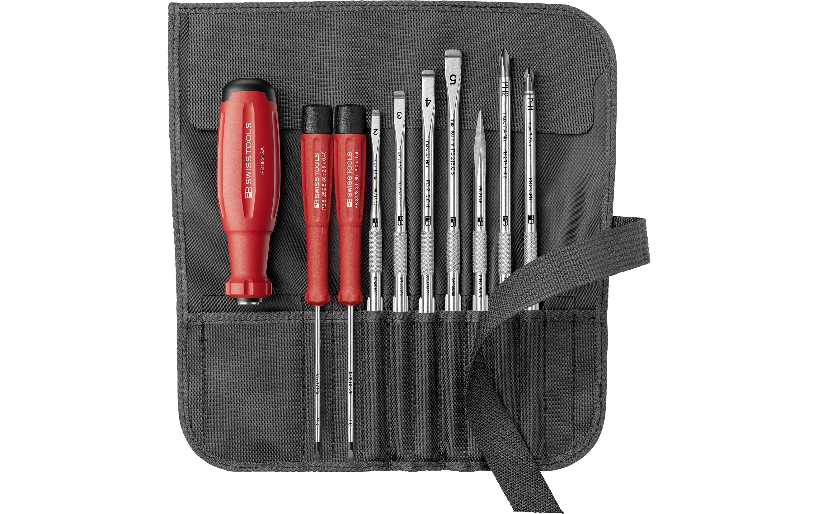 SwissGrip Evo Wechselkl.-Set Rolltasche PB 38218.BK