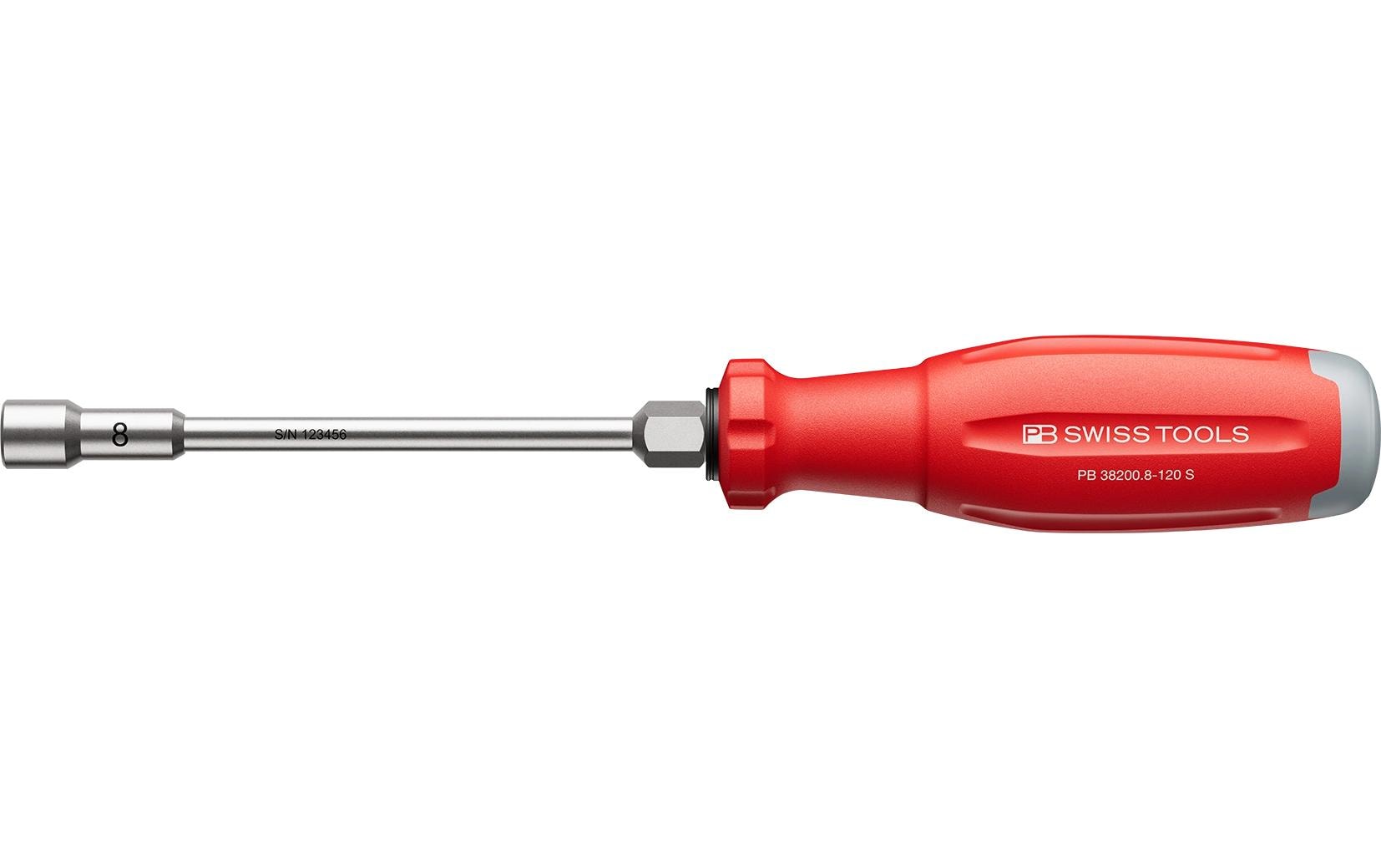 SwissGrip Evo Steckschlüssel-Schraubenz. PB 38200.8-120 S