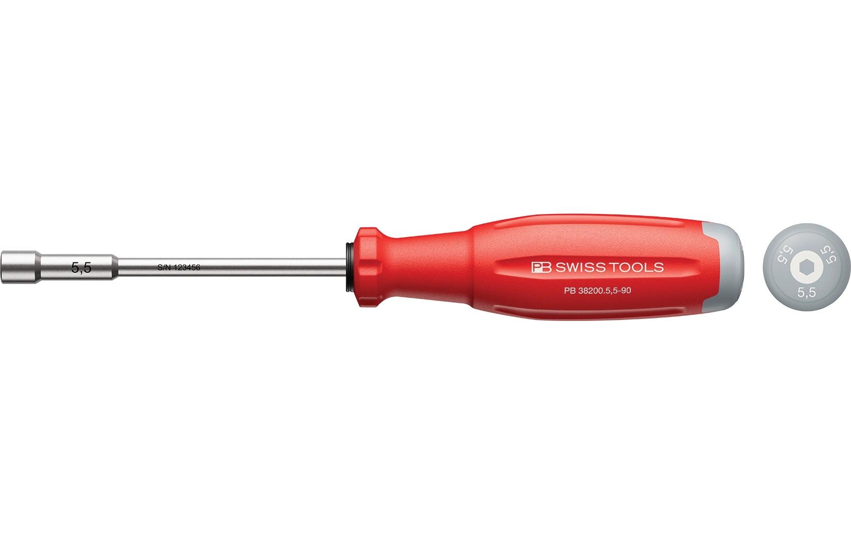 SwissGrip Evo Steckschlüssel-Schraubenz. PB 38200.5,5-90