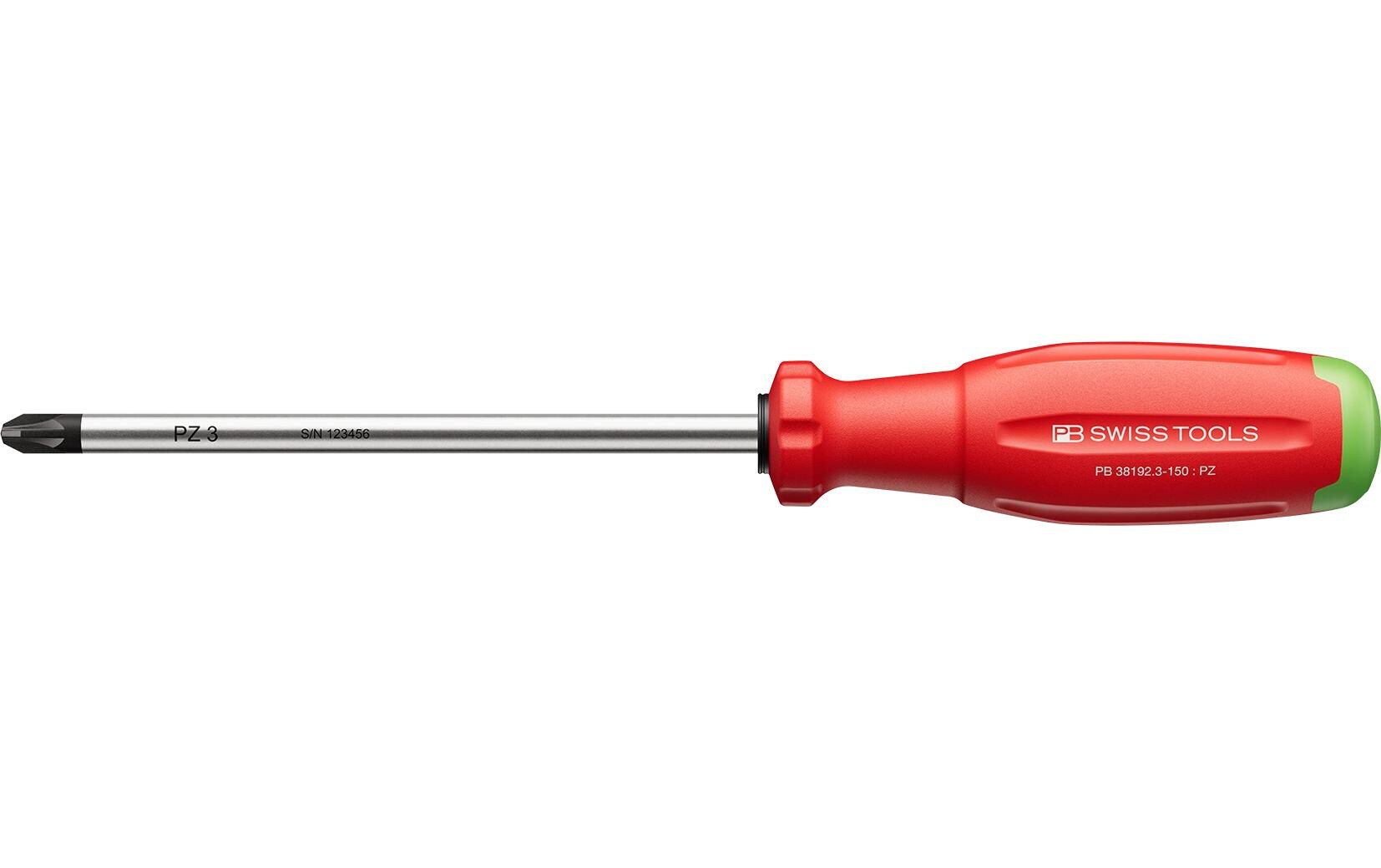 SwissGrip Evo PZ-Kreuzschraubenzieher PB 38192.3-150