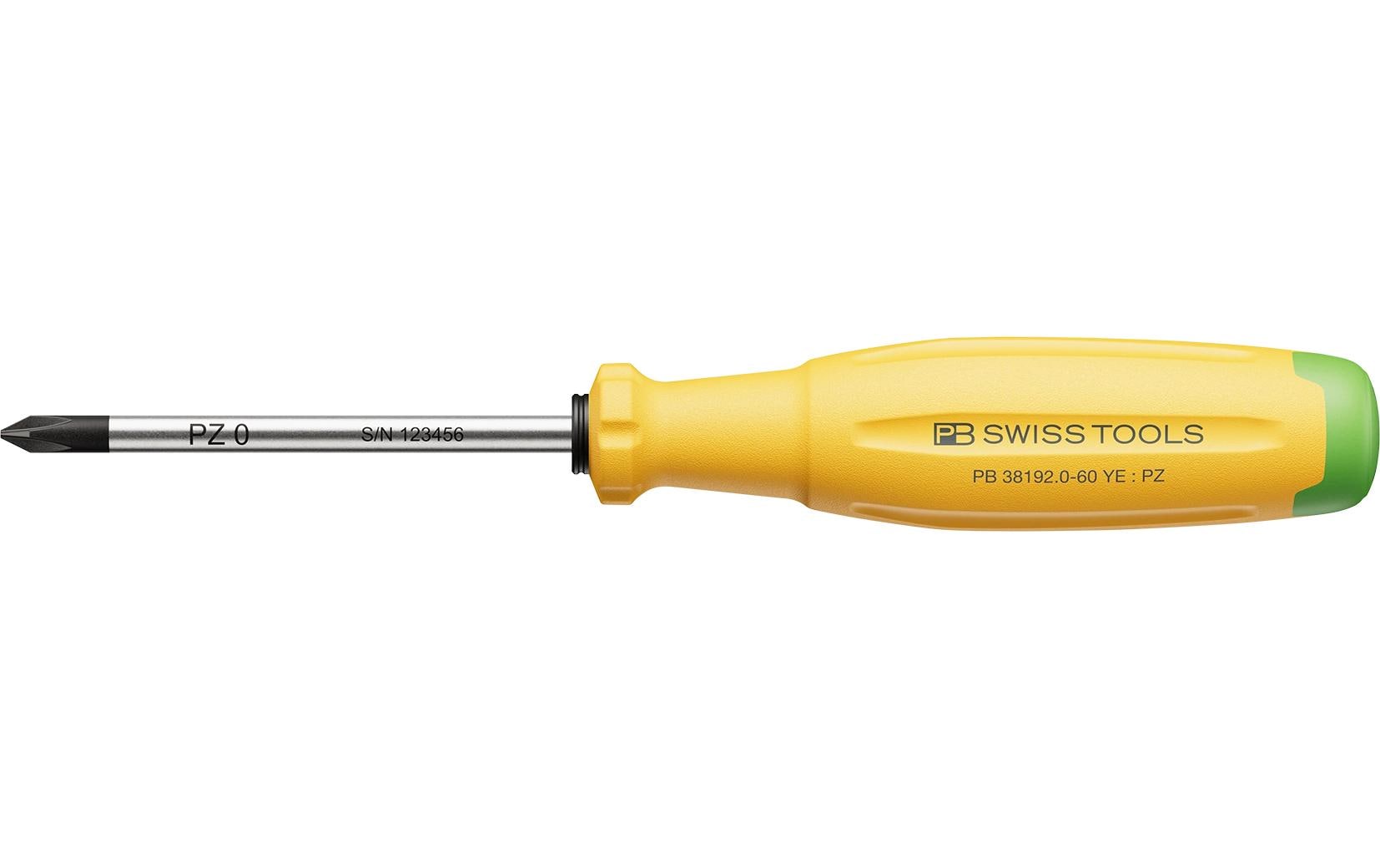 SwissGrip Evo PZ-Kreuzschraubenzieher PB 38192.0-60 LG