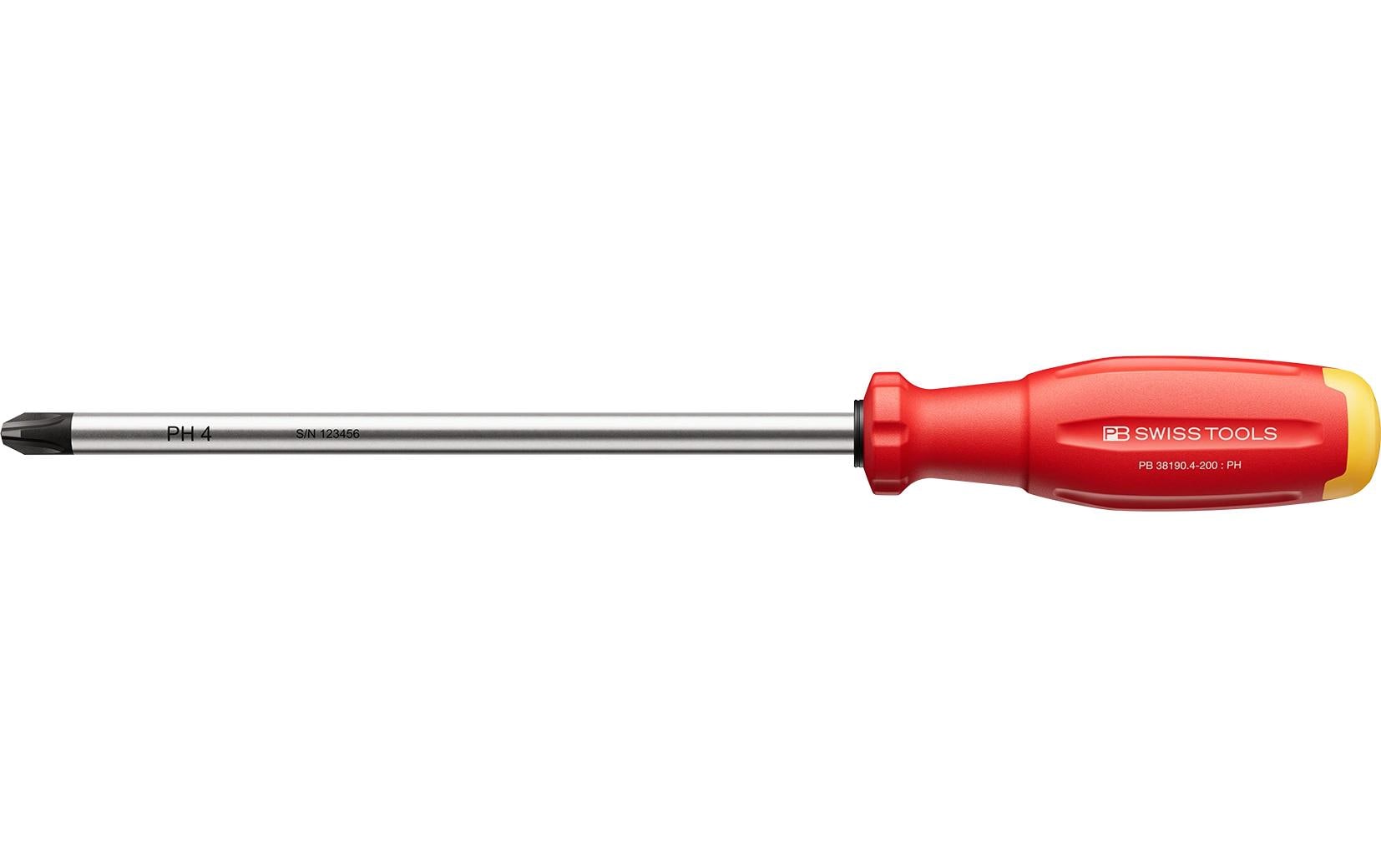 SwissGrip Evo PH-Kreuzschraubenzieher PB 38190.4-200