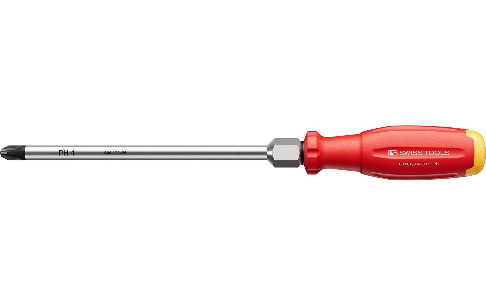 SwissGrip Evo PH-Kreuzschraubenzieher PB 38190.4-200 S