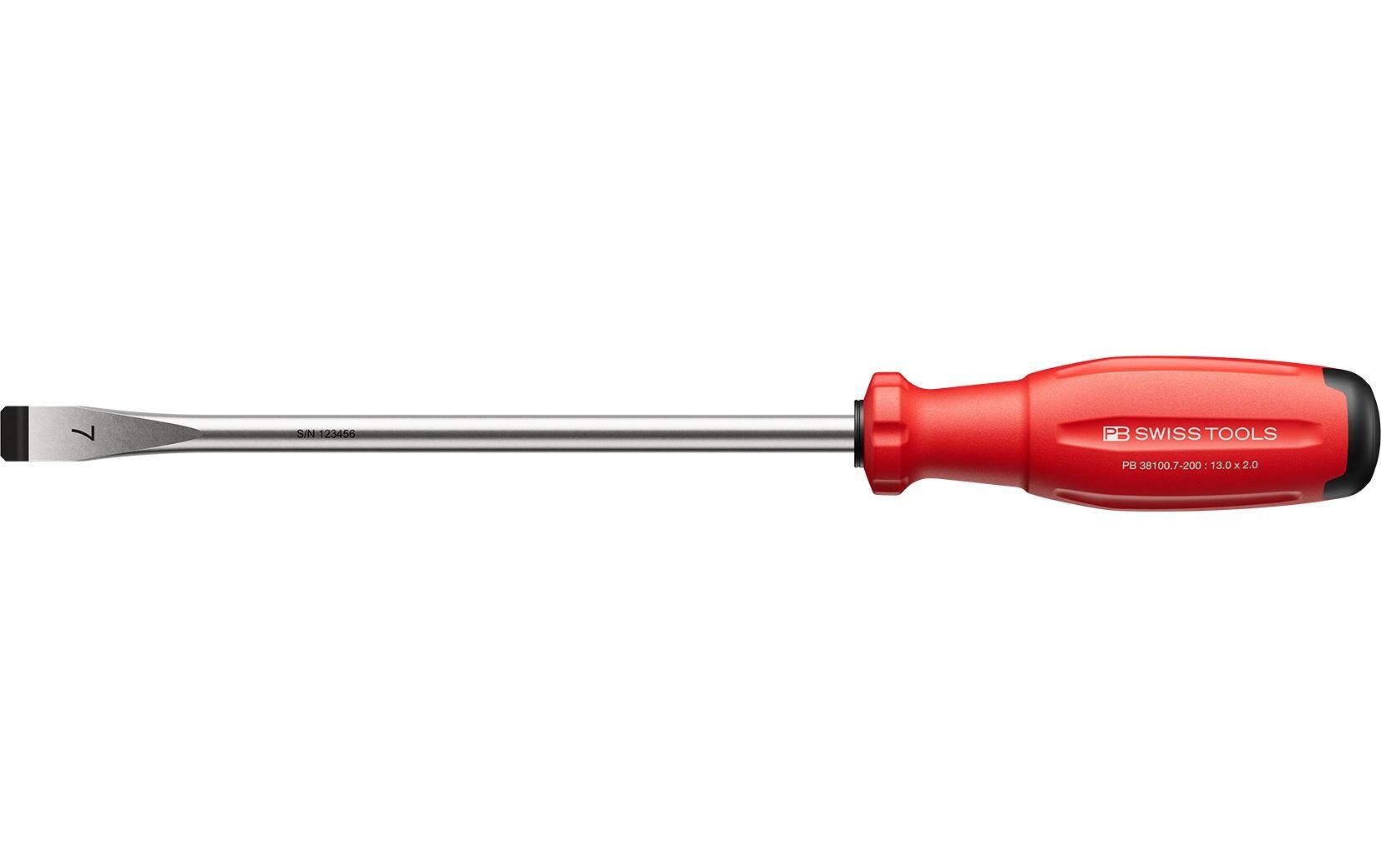 SwissGrip Evo Schlitz-Schraubenzieher PB 38100.7-200