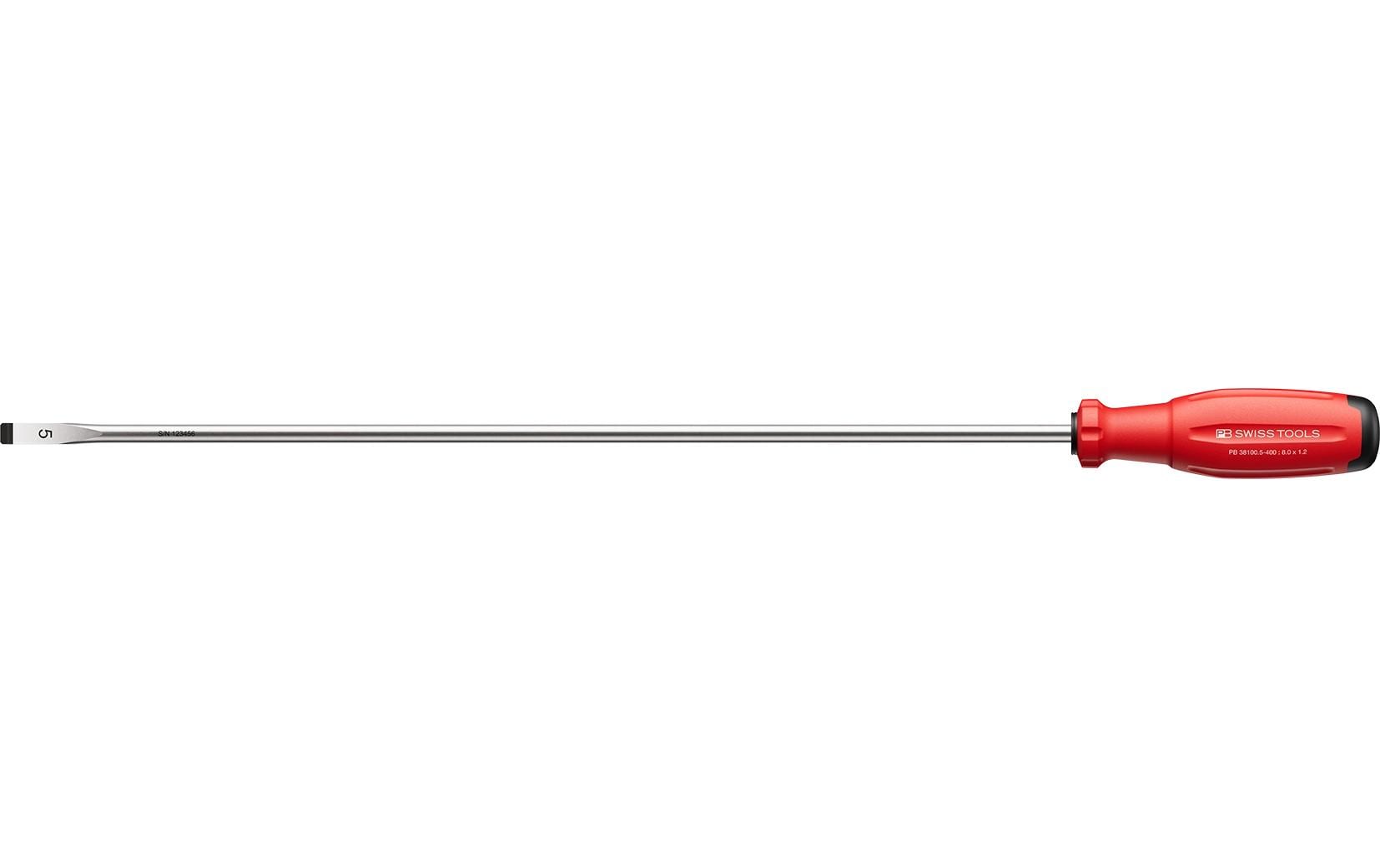 SwissGrip Evo Schlitz-Schraubenzieher PB 38100.5-400