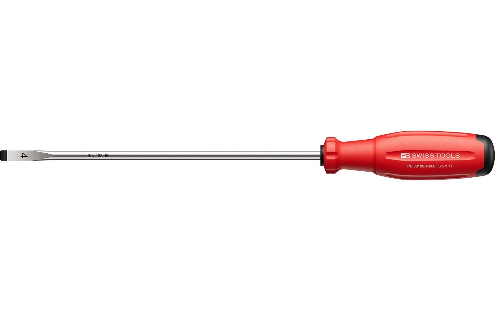 SwissGrip Evo Schlitz-Schraubenzieher PB 38100.4-200