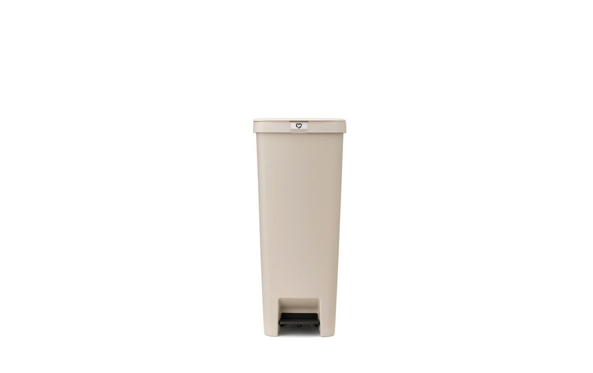 Brabantia StepUp Treteimer 40 Liter Inhalt 40 Liter, Soft Beige