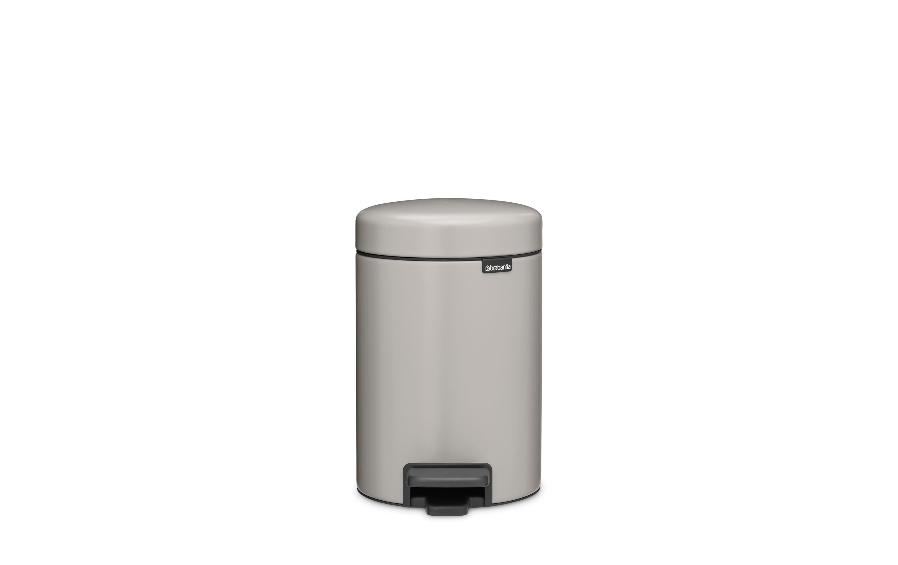 Brabantia NewIcon Treteimer 3 Liter Soft Grey