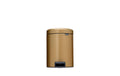 Brabantia NewIcon Treteimer 5 Liter Warm Brass