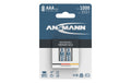 Ansmann Akku AAA NiMH Typ 1000 4er min. 950 mAh, 1.2V, 4er