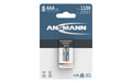Ansmann Akku AAA NiMH Typ 1100 2er min. 1050 mAh, 1.2V, 2er