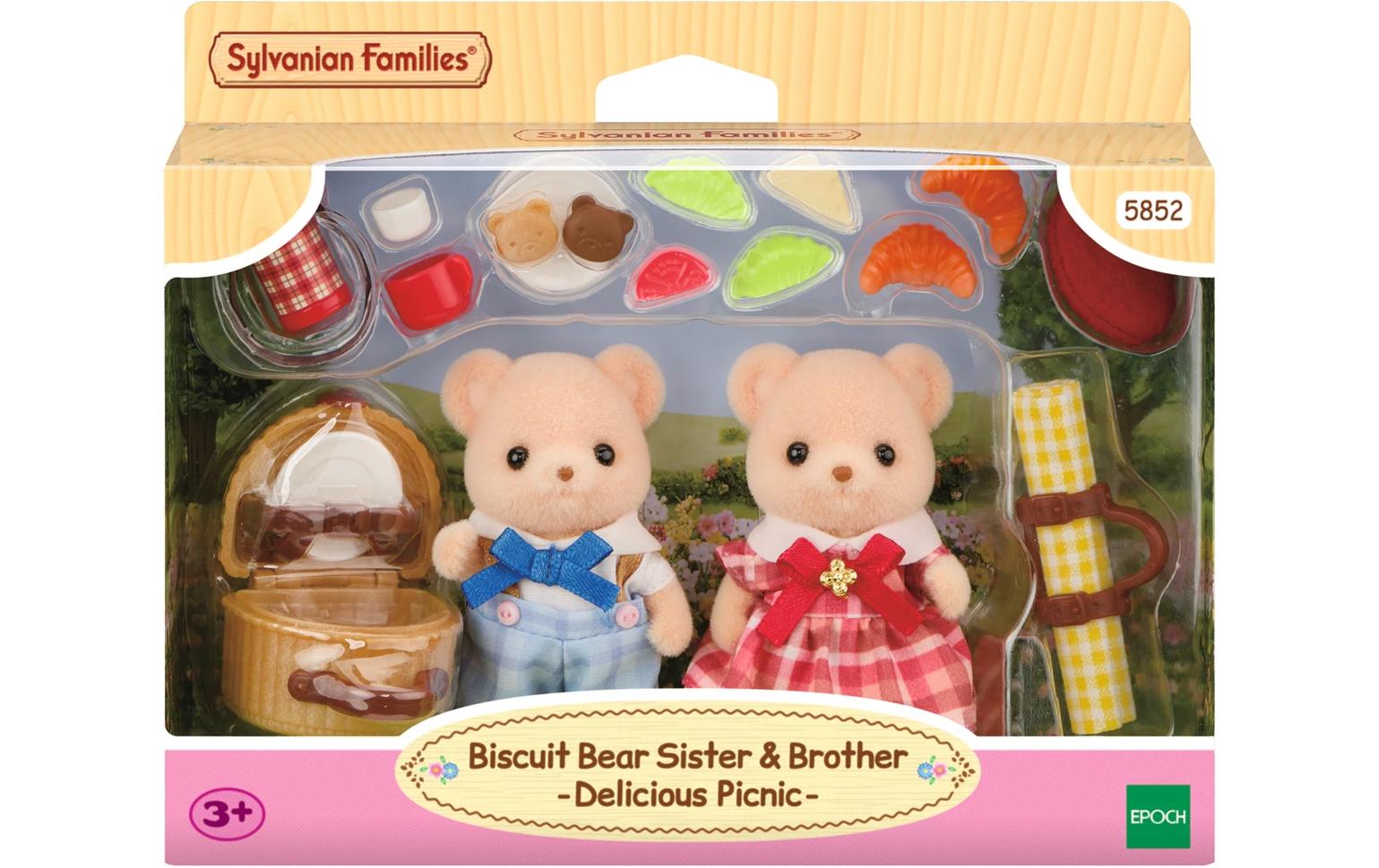 Biscuit Bären Picknickspass mit 2 flauschigen Bärenfiguren