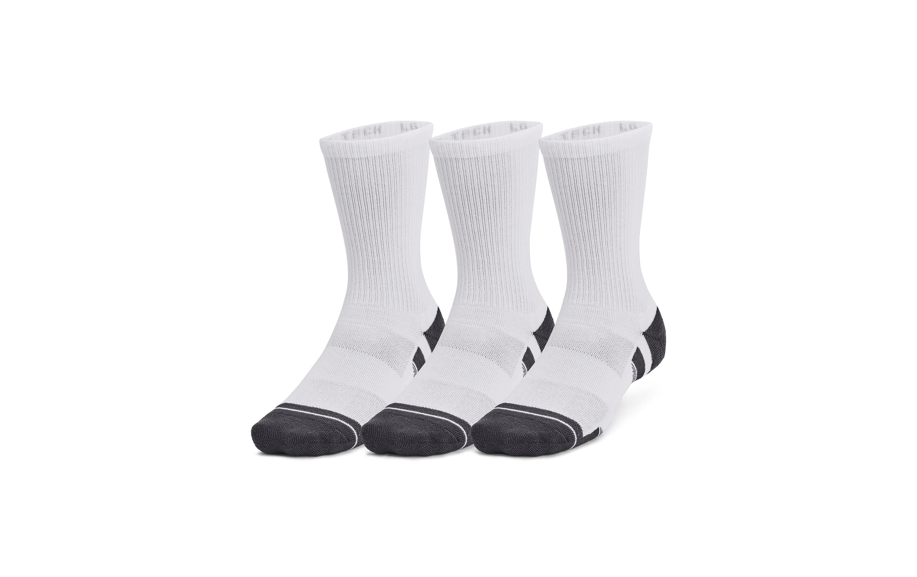 Under Armour Crew-Socken 3 Pack Grösse: 36.5 - 42, Farbe: Weiss