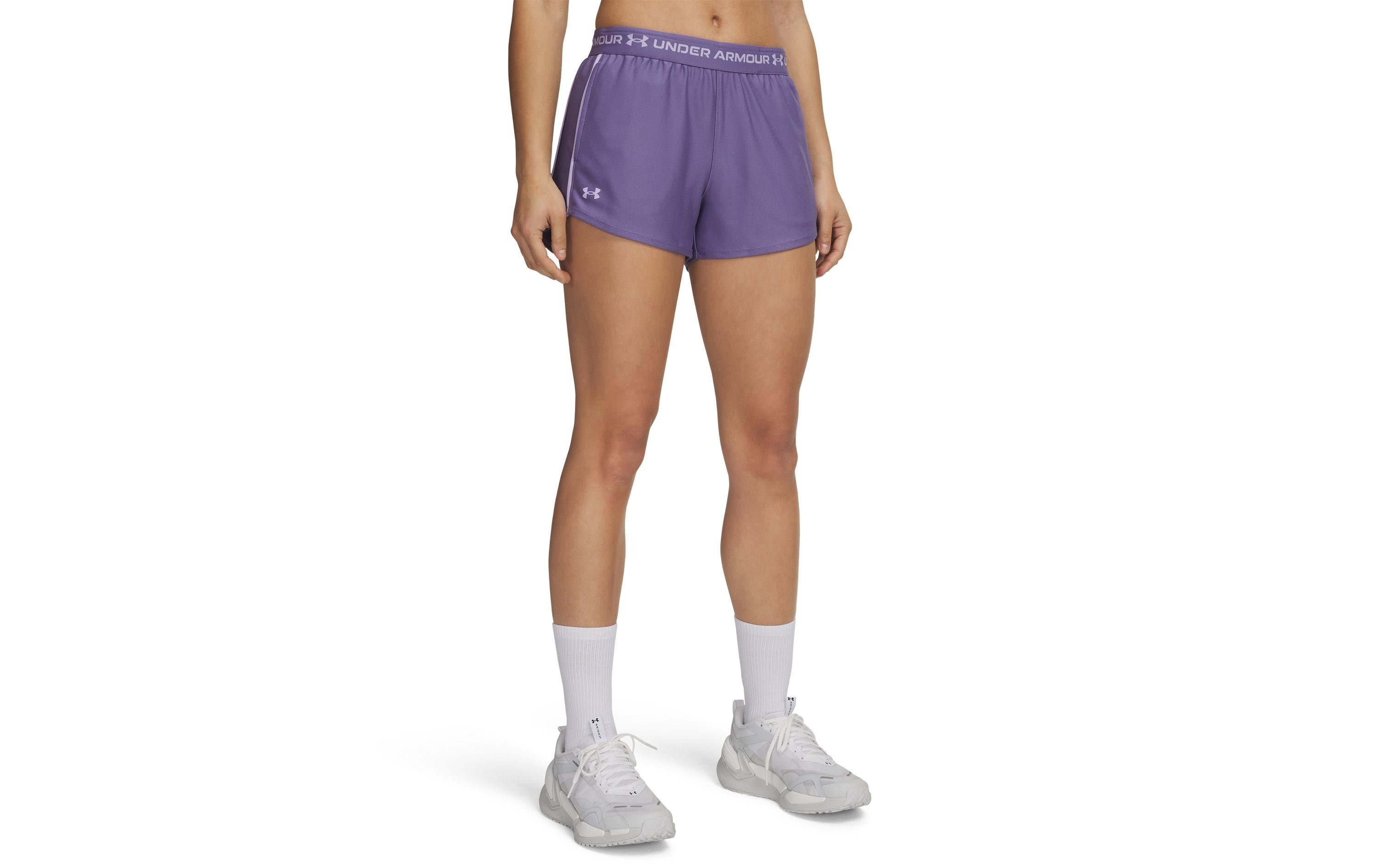 Under Armour TECH PLAY UP SHORTS Grösse: L, Farbe: Purple
