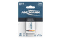 Ansmann Akku 9V Eblock NIMH 300 1er min. 270 mAh, 8.4V, maxE Technologie