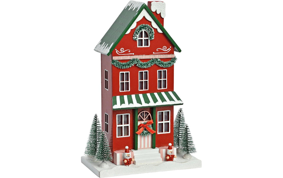 G.Wurm Aufsteller Weihnachtshaus Grösse: (B/H/T) 18x10x27cm