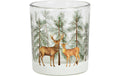 G.Wurm Windlicht Winterwald Hische Grösse: (B/H/T) 7x8x7cm