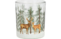 G.Wurm Windlicht Winterwald Hische Grösse: (B/H/T) 9x10x9cm