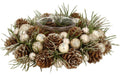 G.Wurm Windlicht Weihnachtskranz Grösse: (B/H/T) 16x5x16cm