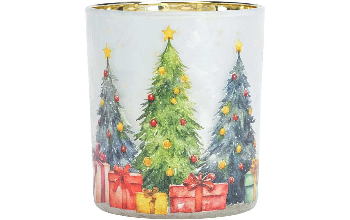 G.Wurm Windlicht Weihnachtsbaum Grösse: (B/H/T) 9x10x9cm