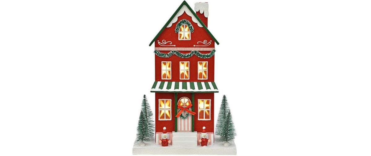 G.Wurm Aufsteller Weihnachtshaus Grösse: (B/H/T) 23x12x34cm