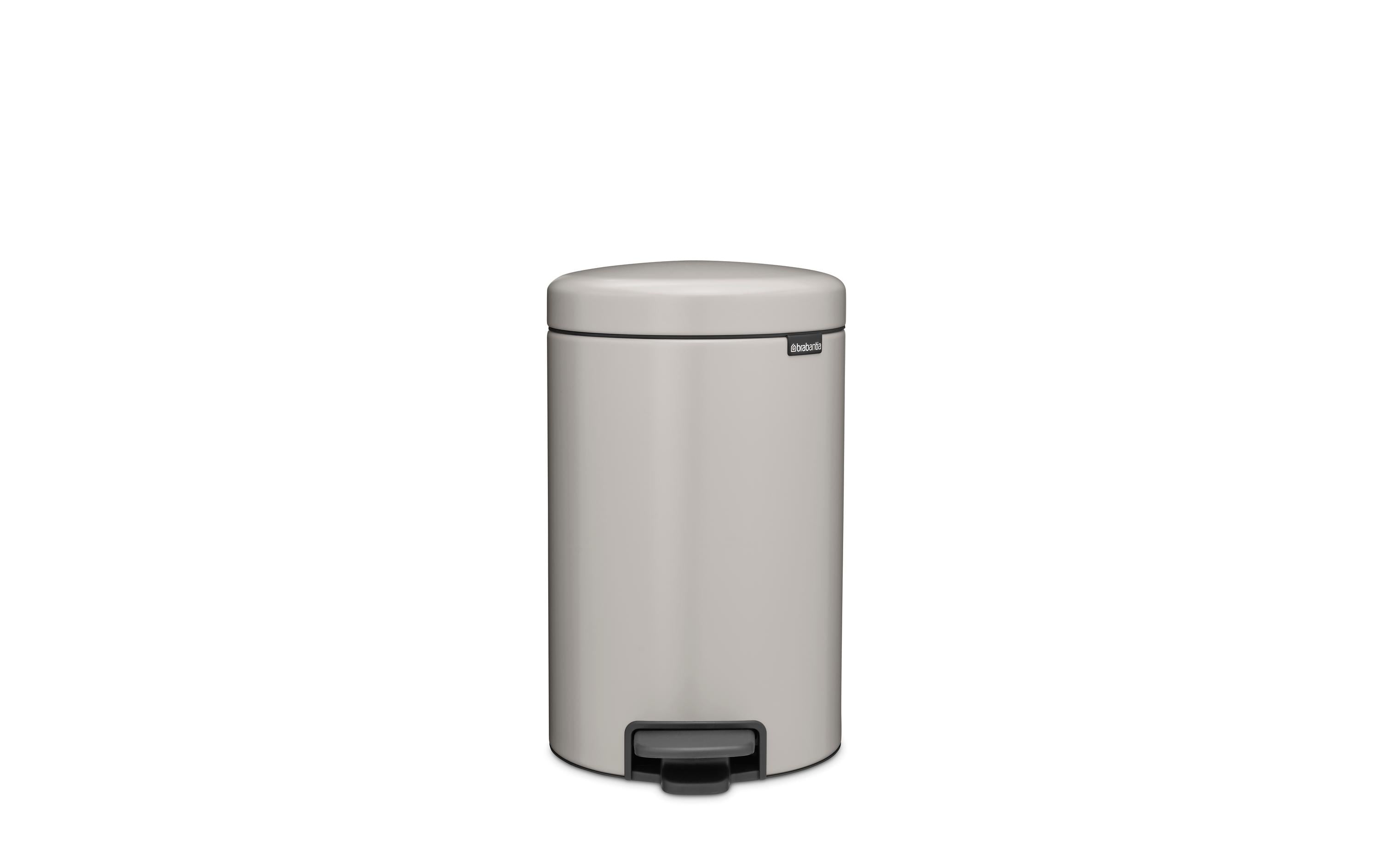Brabantia NewIcon Treteimer 12 Liter Soft Grey